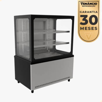 Balcão Venancio Vitrine Prime Ar Forçado Led Vidro Duplo Aquecido Low-E 220V 391L PBV10 37483