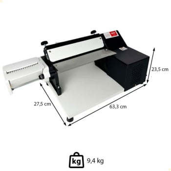 Cilindro Laminador Elétrico Malta 28 Cm Com Cortador de Talharim Vermelho 127V 3117002