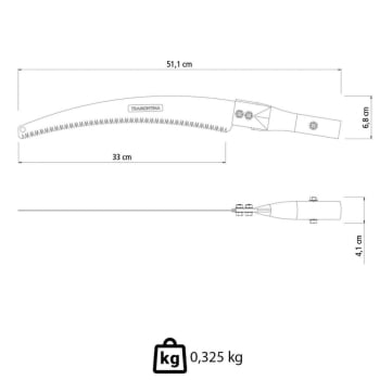 Serrote De Poda Profissional Tramontina 13"/330mm Com Empunhadura Metálica Sem Cabo 78382701