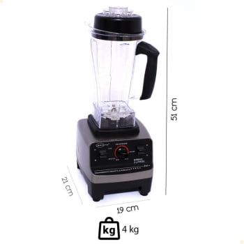 Liquidificador Industrial Brimac 2L 1800W 220V Encaixe Reforçado BLB2