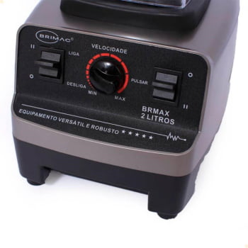 Liquidificador Industrial Brimac 2L 1800W 220V Encaixe Reforçado BLB2