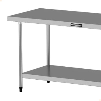 Mesa Aquecida Aço Inox Metalcubas Temperatura Regulável 180x70cm PAM 1800 M 220V
