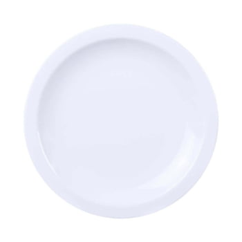Kit 12 Pratos Sobremesa Tramontina Laura Em Porcelana 21cm Branco 96600156