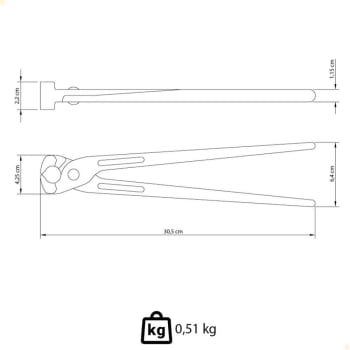 Torquês Armador Aço 12" Tramontina MASTER com Pintura Eletrostática 41052112