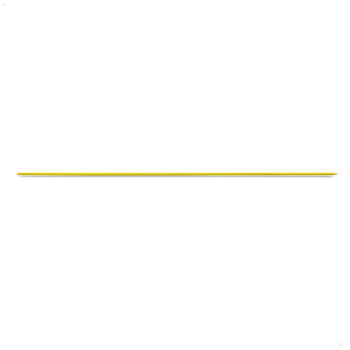 Kit 50 Varetas De Fibra De Vidro Amarelo 120cmx10mm Zebu + 100 Clips De Metal