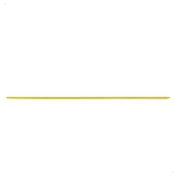 Kit 50 Varetas De Fibra De Vidro Amarelo 160cmx10mm Zebu + 100 Clips De Metal