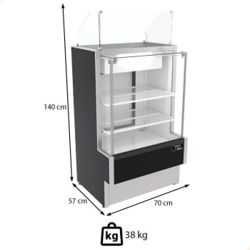 Balcão Caixa Eco-Lite Venâncio Standard Seco 242 L 220V LED VBVEC7C 51961