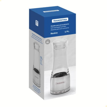 Moedor Aço Inox Acrílico Tramontina para Sal e Pimenta 61653000