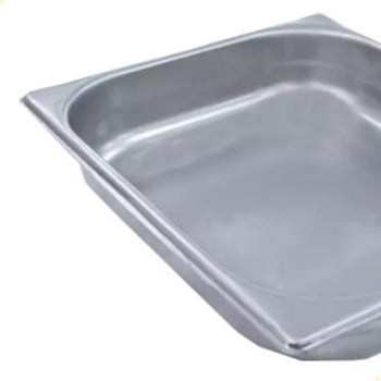Cuba Lisa Venâncio Em Inox 304 Gn 1/2 32,5 X 26,5 X 6 cm Para Forno Combinado Gn 1/2 515031