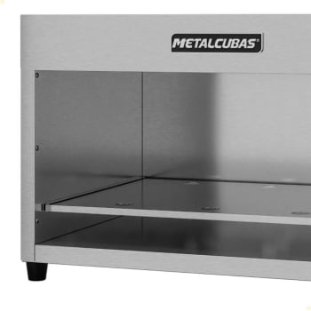 Forno A Gás Infravermelho Gratinador Metalcubas Em Inox 65 Litros FSG-65 