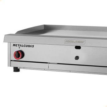 Chapa Bifeteira Metalcubas Premium 19mm Gás Com Acendimento Automático CHP 120 G2